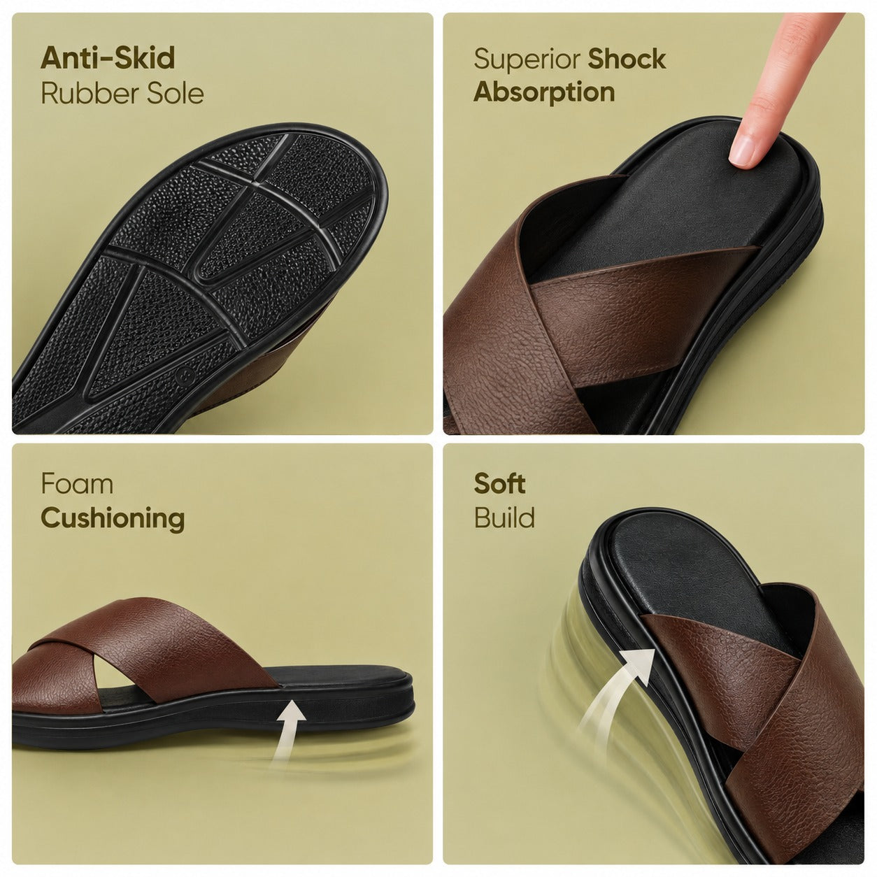 R1 Gliders-Soft Sole Slippers