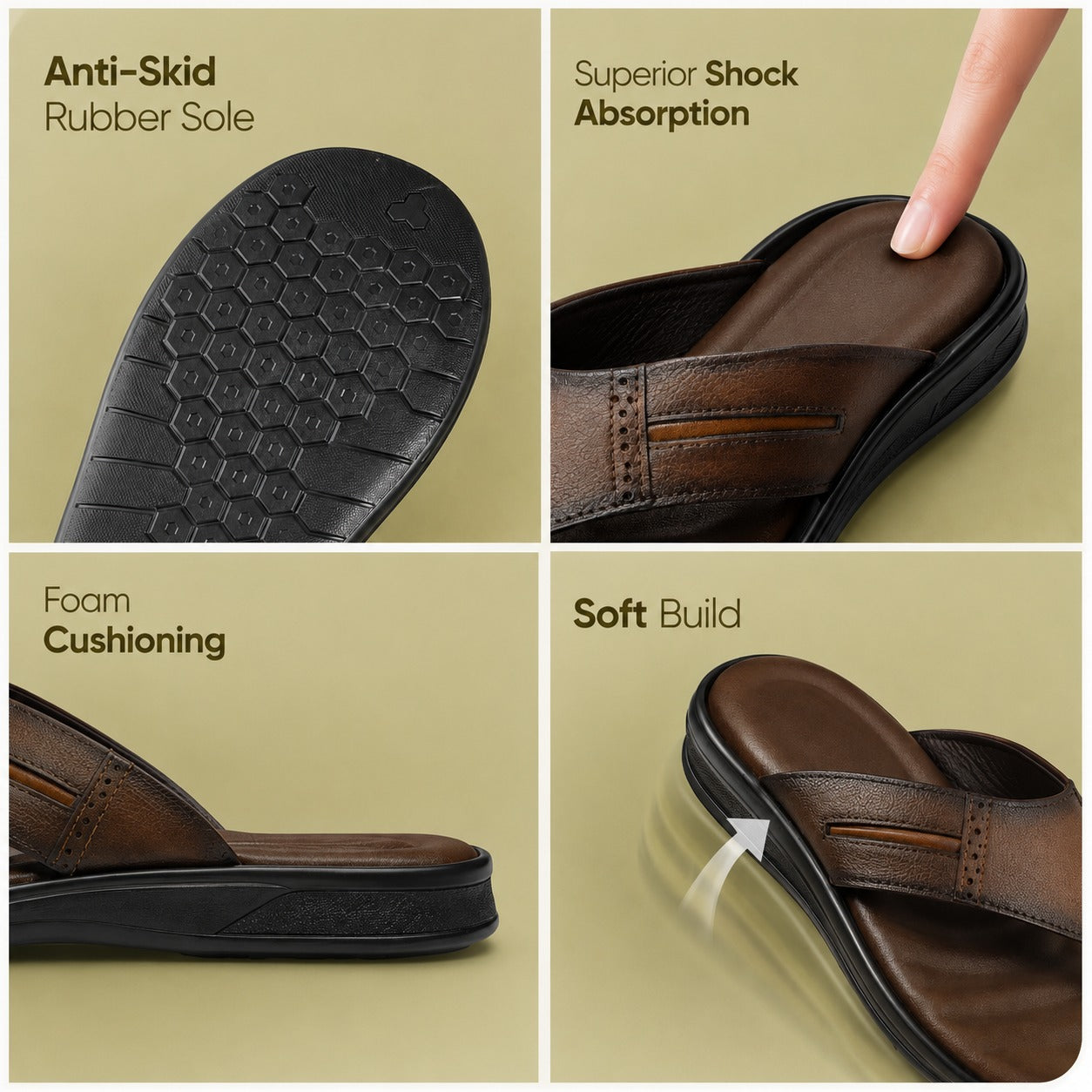 L1 Gliders-Soft Sole Slippers